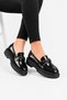 Orthopedic Chain Detailed Women's Casual Shoes Black - 3