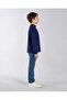 Back to School 100% Cotton Navy Blue Children's Half Fisherman's Badi - 3
