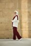 Women's Shoulder Shawl with Tie Detail, Suitable for Hijab, Comfortable Fit, Two-Piece Set - 4