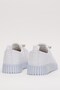 Women's Easy-To-Wear Rubber Laced Sports Linen Sneaker Shoes White - 7