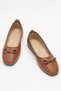 Bowknot women's ballet flats - taba - 5