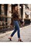 Modern Sleeve Detailed Ribbed Knit Sweater - 3
