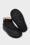 Nubuck Thick Sole Women's Boots with Fur Inside Black - 6