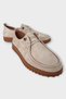 Orthopedic Lace-Up Women's Casual Shoes Beige - 4