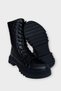 Winter Side Zipper Long Women's Boots Black - 6
