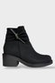 Stone Detailed Thick Heeled Women's Boots Black