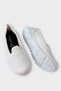 Memory Form Orthopedic Sole Women's Casual Shoes White - 4