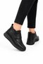 Orthopedic Lightweight Non-Slip Sole Velcro Mother Women's Boots Black - 2