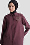 Floral Embroidered Tunic Cherry - 3