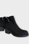 Stone Detailed Thick Heeled Women's Boots Black - 4
