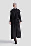 Stone Detailed Vest Dress Set Black - 3