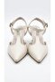 Open Back Mid-Heeled Women's Evening Dress Shoes with Mid-Heel