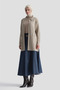 Ribbed Knitwear Cardigan Beige - 2