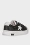 Women's Star Detail Stylish Sneaker Shoes Black - White - 5