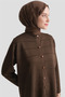 Striped Basic Knitwear Cardigan Bitter Brown - 6