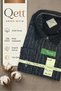 Long Sleeve Patterned Cotton Poplin Slim Fit Men's Shirt - 2