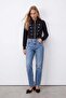 Women's Black Button Detailed Blazer Jacket Alc-X15660 - 4
