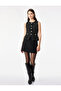 Slim Fit Crew Neck Sleeveless Buttoned Tweed Vest