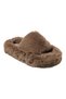 Furry Extra Soft Women's House Slippers Brown - 5