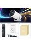Portable Smart Projector with Adjustable Angle Stand – Compact Full HD Multimedia Projector Featuring Clear Projection, Convenient Remote Control, Easy Setup, Stylish White Design, Perfec - 6