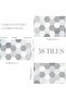 Reva Baby Play Mat Non-Toxic Extra Thick Puzzle Exercise Mats for Crawling, Playing- Soft EVA Interlocking Hexagon 38 Tiles Foam Flooring for Babies, Grey & White 180x120cm - 6