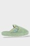Fluffy, Doesn'T Make Noise, Eva Sole Buckle Women's House Slippers Green