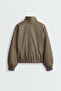 Houndstooth high-neck jacket - 6