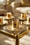 Josette 24K Gold Detailed 6-Person Porcelain Coffee Cup Set - 100 ml