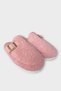Fluffy, Doesn'T Make Noise, Eva Sole Buckle Women's House Slippers Pudra - 2