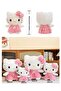 1-Piece Lovely Hello Kitty Cartoon Character Soft Stuffed Toy Ultra Soft Short Plush Cuddle - 8