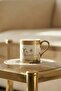 Laurens 24K Gold Detailed Porcelain Coffee Cup Set for 6 People - 100 ml - 2