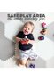 Reva Baby Play Mat Non-Toxic Extra Thick Puzzle Exercise Mats for Crawling, Playing- Soft EVA Interlocking Hexagon 38 Tiles Foam Flooring for Babies, Grey & White 180x120cm - 2
