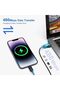 طقم كابل شحن متعدد المنافذ USB، صندوق محول USB C إلى لايتنينج، مجموعة تحويل من النوع C - 5
