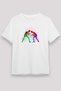 Wrestling Printed Unisex White T-Shirt - Tshirt