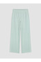 Lcw Kids Green Striped Girls' Soft Touch Set - 6