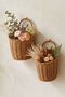 9249 2 Size Rattan Basket Wicker Flower Pot - Organizer Basket
