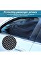 2PCS Car Side Window Sunshades, Magnetic Vehicle Front Window Shade Sunscreen, Mesh Auto Blocking Su - 5