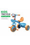 Kids 3 Wheel Cycle Tricycle with Front Basket Rear Storage Bin Comfortable Seat and Headlight Multifunctional Ride On Bicycle with EVA Silent Wheels for Boys & Girls - 4