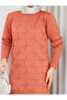 Cold Yarn Self-Star Patterned Tunic - 3