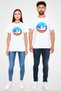 Canoe Printed Unisex White T-Shirt - Tshirt - 4
