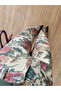Yellow-Burgundy Floral Patterned Denim Trousers - 2Y251033 - 3