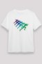 Marathon Printed Unisex White T-Shirt - Tshirt