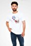 Football Printed Unisex White T-Shirt - Tshirt - 2