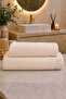 Alora 2-Piece Bath Towel Set - Hand and Face Towels - Dowry - Gift 100% Cotton