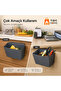 Practical Multi-Purpose Organizer with Hanger - Kitchen Office Countertop Trash Can and Office Organizer
