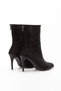 Women's Thin Heeled Stone Pointed Toe Boots with Very Stylish Stone Detail - 2