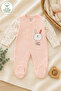 Children's Jumpsuit with Booties 100% Organic Cotton - 2