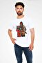 Kane Unisex Printed White T-Shirt - Tshirt - 2