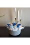 Scented Handmade Flower Candles – Plastic Vase, No Wick - 4