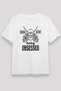 Hockey Printed Unisex White T-Shirt - Tshirt
